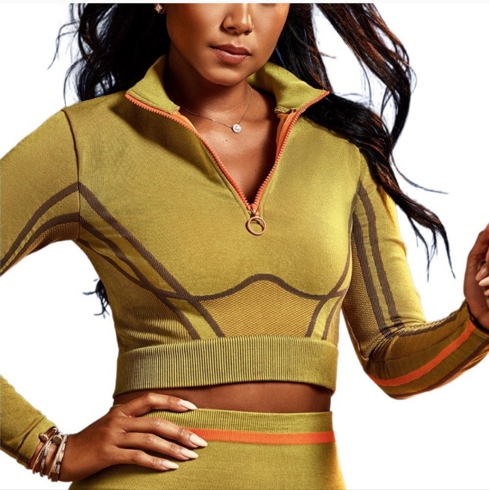 Fabletics Opal Seamless Half Zip Top